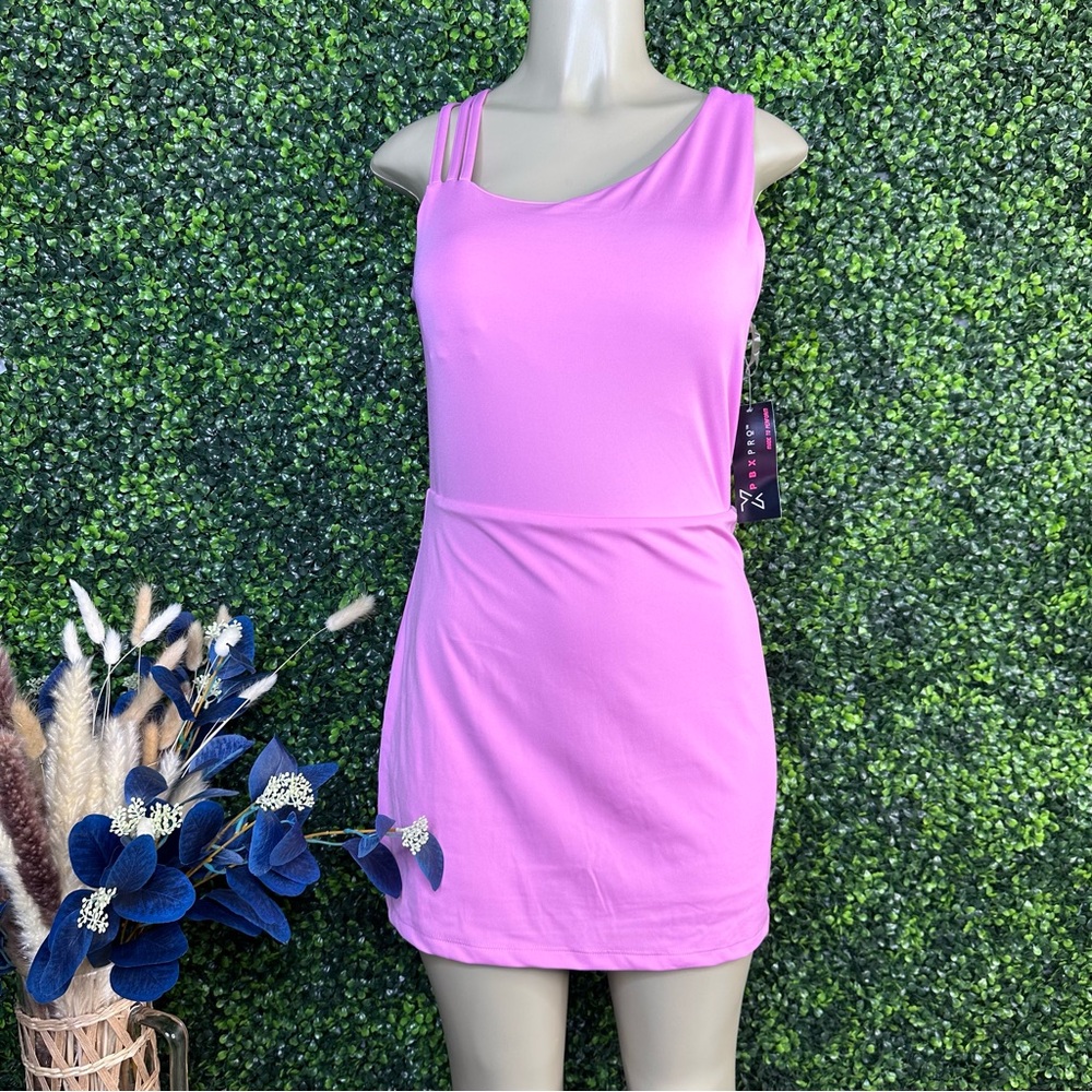 Nwt Pink tennis Dress‎ with built in shorts